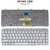 Πληκτρολόγιο hp dv5-1000 Ασημί