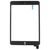 HQ OEM for iPad mini 1 / 2, Mini1, Mini2 Touch Screen DIgitizer Μηχανισμός Αφής Τζάμι Original Quality AAA Including IC + Home Button Flex (Without Plastic Button) Black (Premium A+)