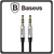 Baseus YIVEN Μ30 Audio Cable Καλώδιο Ήχου 3.5mm Μale - 3.5mm Μale Black Μαύρο 0.5m