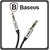 Baseus YIVEN Μ30 Audio Cable Καλώδιο Ήχου 3.5mm Μale - 3.5mm Μale Black Μαύρο 0.5m