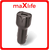 Maxlife Φορτιστής Αυτοκινήτου Μαύρος MXCC-01 Συνολικής Έντασης 2.1A με μία Θύρα USB μαζί με Καλώδιο Type-C