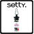 Setty Sport In-ear Bluetooth Handsfree Ακουστικά Red Κόκκινα