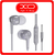 XO EP37 In-ear Handsfree με Βύσμα 3.5mm Gray Γκρι