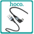 Hoco U100 Angle (90°) / Braided USB to Lightning Cable 1.2m Black Μαύρο