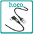 Hoco U100 Angle (90°) / Braided Micro USB Cable 2.4A 1.2m Black Μαύρο