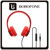 Borofone BO5 Star Sound Wired Headphones Ενσύρματα On Ear Ακουστικά Red Κόκκινο