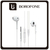 Borofone BM30 Earphone Handsfree With Mic Με Βύσμα 3.5mm White Λευκό