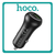 Hoco Car Charger Φορτιστής Αυτοκινήτου Black Μαύρο Z38 Συνολικής Έντασης 4.5A Γρήγορης Φόρτισης Με Θύρες: 1xUSB 1xType-C