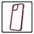 Θήκη Πλάτης - Back Cover, Silicone Σιλικόνη Maroon Βυσσινί Color Shock Case iPhone 15 Pro Max