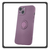 Θήκη Πλάτης - Back Cover, Silicone Σιλικόνη Light Purple Μωβ Finger Grip Case iPhone 15
