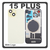 HQ OEM Συμβατό Με Apple iPhone 15 Plus, iPhone 15+ (A3094, A2847) Rear Back Battery Cover Middle Frame + Housing Πίσω Κάλυμμα Καπάκι Πλάτη Μπαταρίας - Σασί + Camera Lens Τζαμάκι Κάμερας + Side Keys + Sim Tray + Magsafe Yellow Κίτρινο (Premium A+)