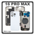 HQ OEM Συμβατό Με Apple iPhone 16 Pro Max, iPhone 16 ProMax (A3296, A3084) Rear Back Battery Cover Middle Frame - Housing Πίσω Κάλυμμα Καπάκι Πλάτη Μπαταρίας + Camera Lens Τζαμάκι Κάμερας + Magsafe + Sim Tray White Titanium Άσπρο (Premium A+)