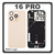 HQ OEM Συμβατό Με Apple iPhone 16 Pro, iPhone 16Pro (A3293, A3083) Rear Back Battery Cover Middle Frame - Housing Πίσω Κάλυμμα Καπάκι Πλάτη Μπαταρίας + Camera Lens Τζαμάκι Κάμερας + Magsafe + NFC + Flashlight Flex Desert Titanium Χρυσό (Premium A+)